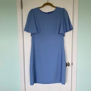 NWT Eliza J flutter sleeve sheath dress